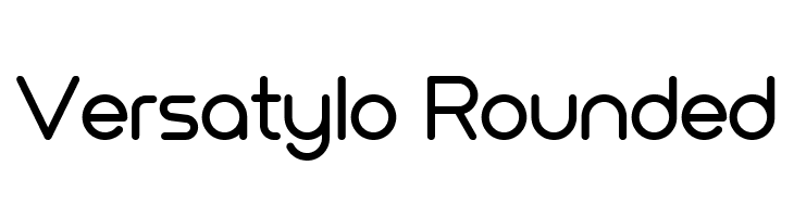Versatylo Rounded  フリーフォントのダウンロード