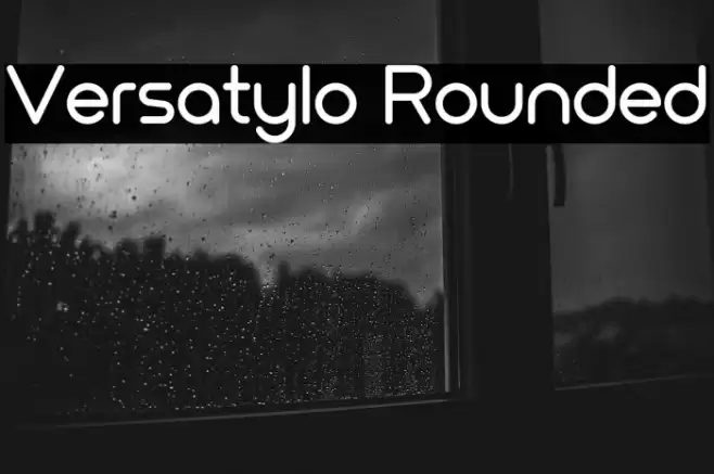 Versatylo Rounded Caratteri examples