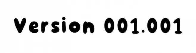 Version 001.001  Fuentes Gratis Descargar