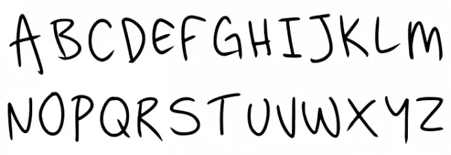 Version 001.001 Font Litere mari