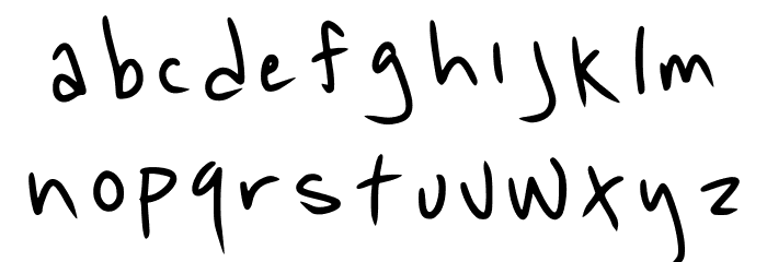 Version 001.001 Font LOWERCASE
