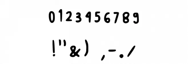 Version 001.005 Font OTHER CHARS