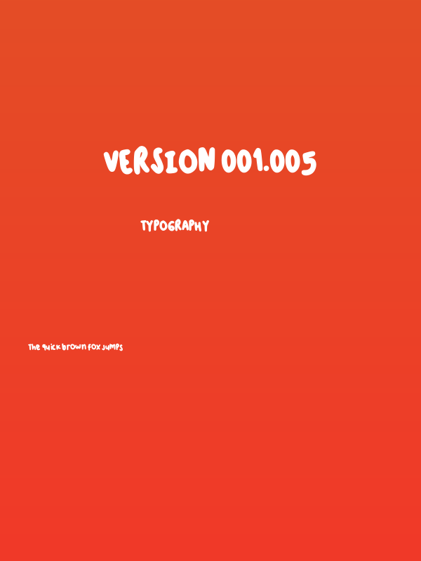 Version 001.005 Poster