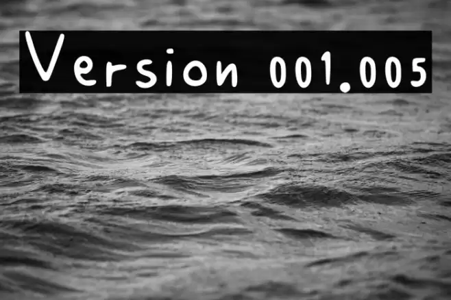 Version 001.005 Font examples