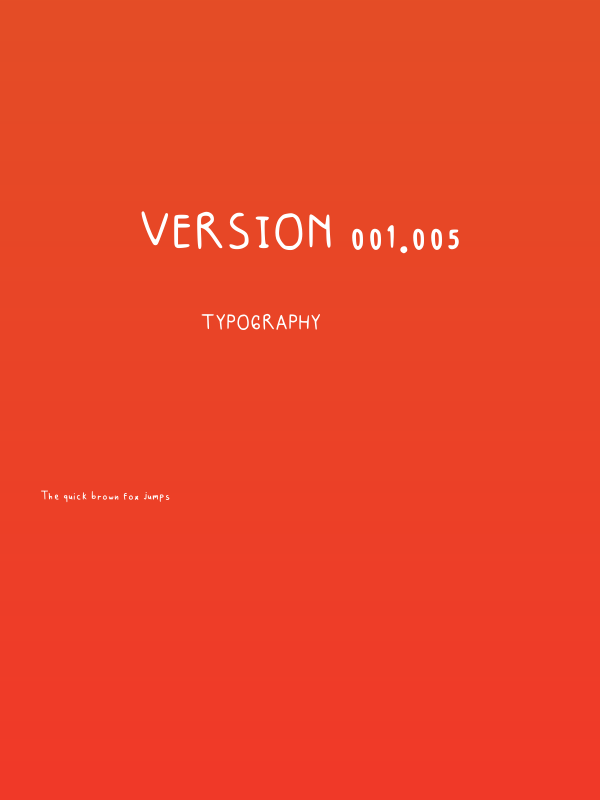 Version 001.005 Poster