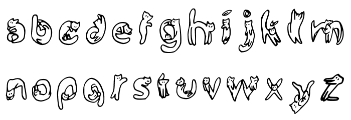 Version 001.006 Font LOWERCASE