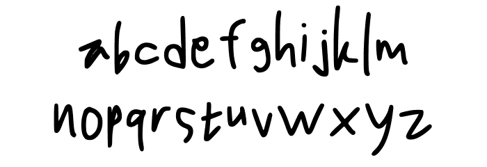 Version 001.014 Font LOWERCASE