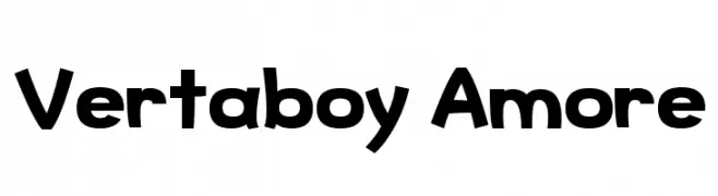 Vertaboy Amore  Descarca Fonturi Gratis
