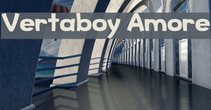 Vertaboy Amore Font examples