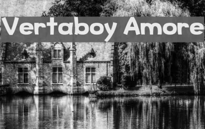 Vertaboy Amore Font examples