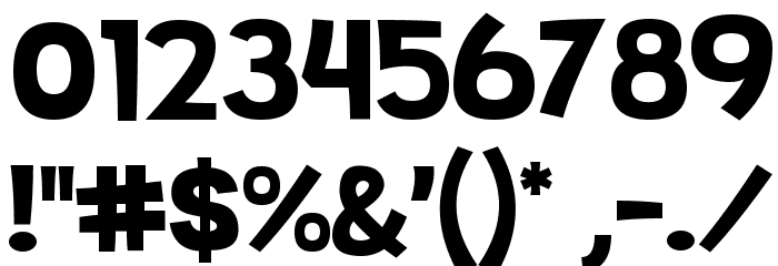 Vertaboy Font OTHER CHARS