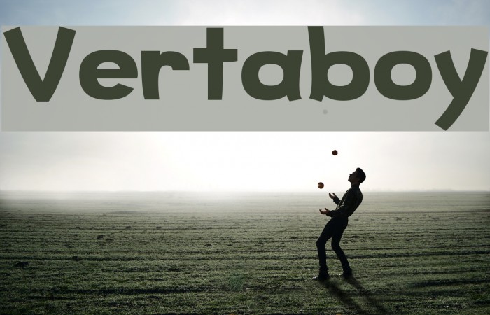 Vertaboy Font examples