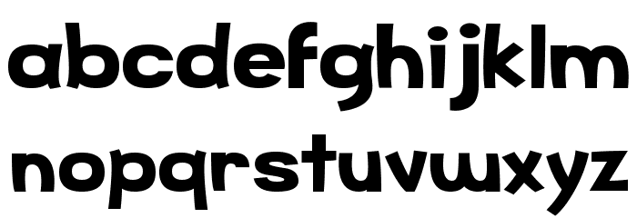 Vertaboy Font LOWERCASE