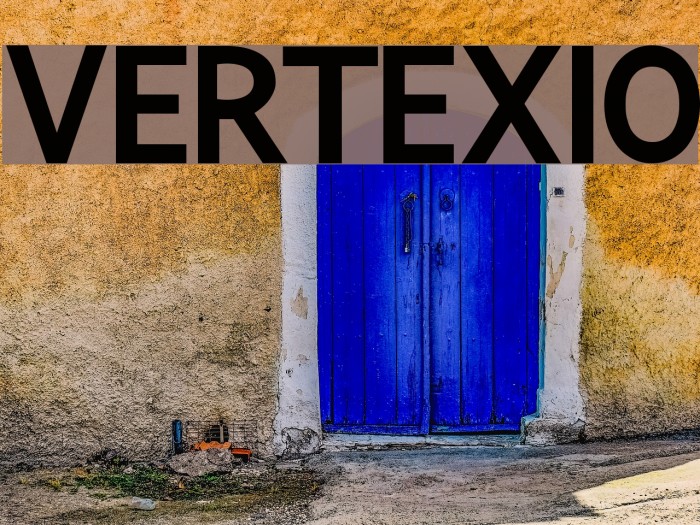 Vertexio Font examples
