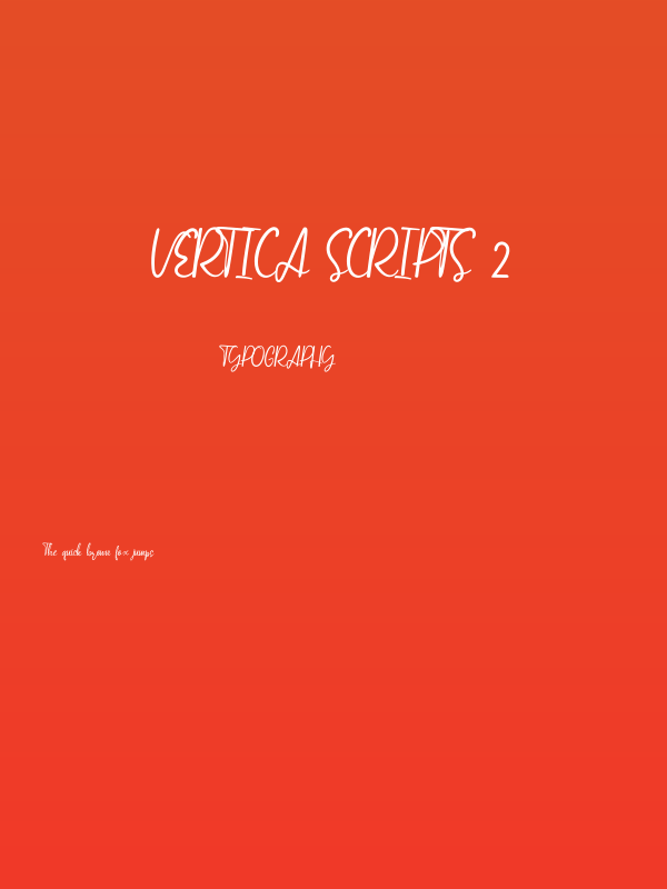 Vertica Scripts 2 Poster