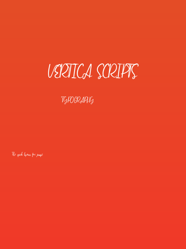 Vertica Scripts Poster