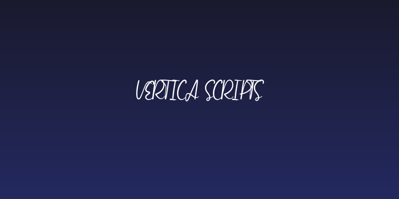Vertica Scripts Social Header