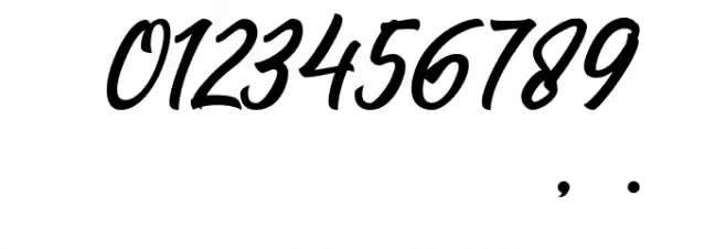 Vertica Font OTHER CHARS