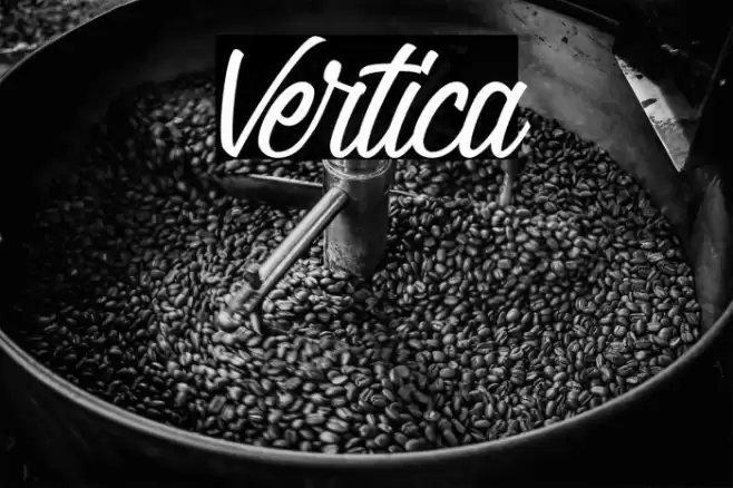 Vertica Font examples
