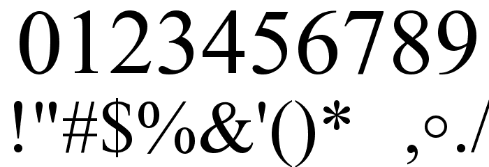 Vertical B Font OTHER CHARS