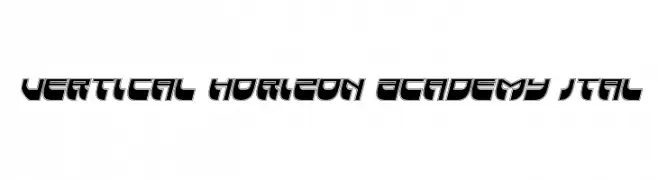 Vertical Horizon Academy Ital  Frei Schriftart Herunterladen