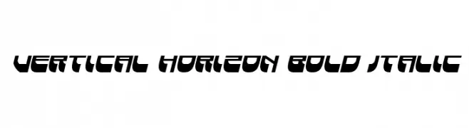 Vertical Horizon Bold Italic  Fuentes Gratis Descargar