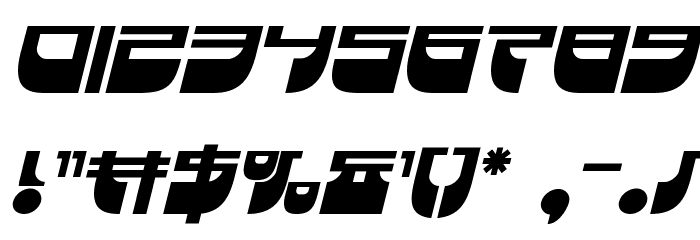 Vertical Horizon Bold Italic Font OTHER CHARS