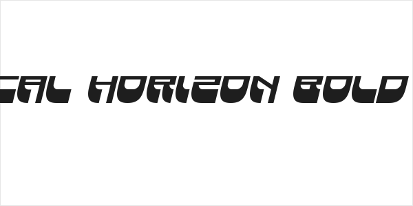 Vertical Horizon Bold Italic Logo