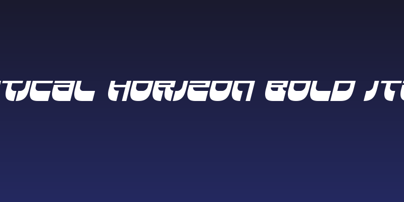 Vertical Horizon Bold Italic Social Header