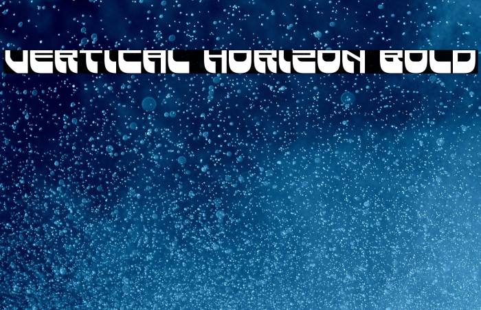 Vertical Horizon Bold Example 2