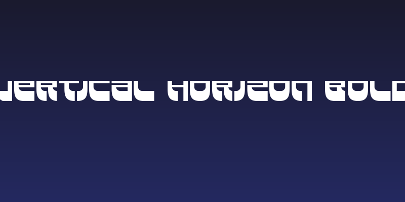 Vertical Horizon Bold Social Header