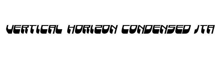 Vertical Horizon Condensed Ita  font caratteri gratis
