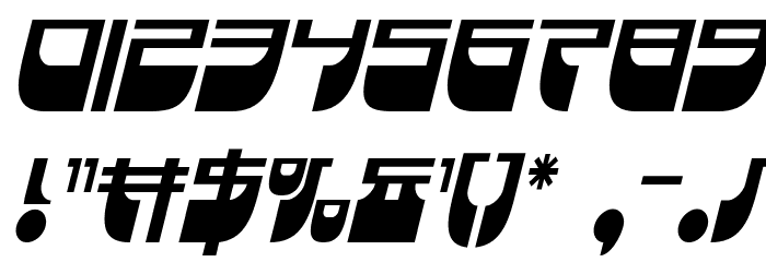 Vertical Horizon Condensed Ita Font OTHER CHARS