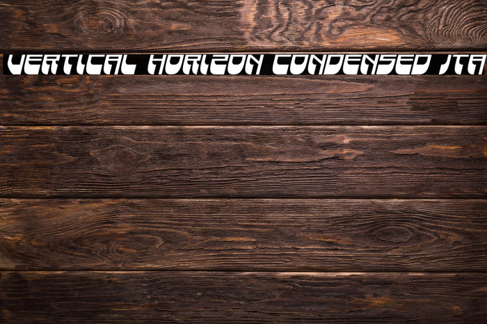 Vertical Horizon Condensed Ita Example 1