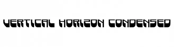 Vertical Horizon Condensed  Скачать бесплатные шрифты