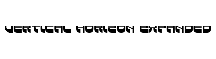 Vertical Horizon Expanded  Frei Schriftart Herunterladen