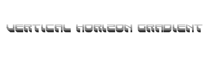 Vertical Horizon Gradient  font caratteri gratis