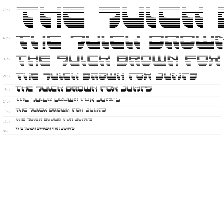 Vertical Horizon Gradient Waterfall