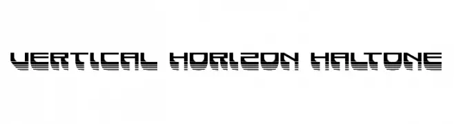 Vertical Horizon Haltone  Скачать бесплатные шрифты
