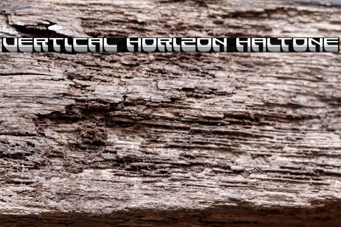 Vertical Horizon Haltone Example 2