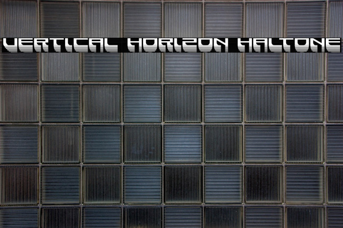 Vertical Horizon Haltone Example 3