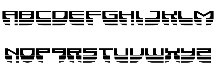 Vertical Horizon Haltone Font LOWERCASE
