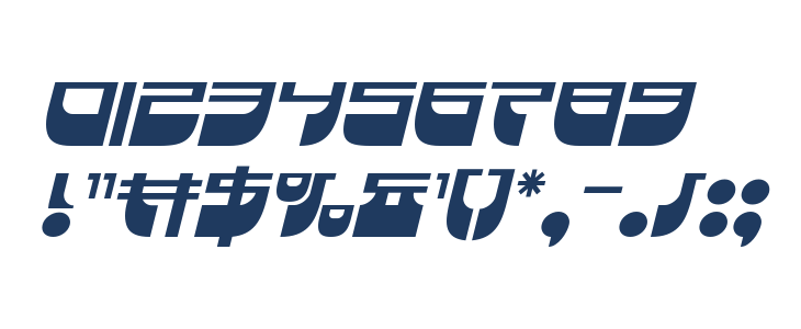 Vertical Horizon Italic Other Characters