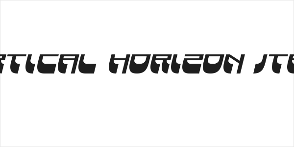 Vertical Horizon Italic Logo