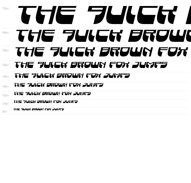 Vertical Horizon Italic Waterfall