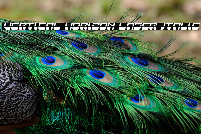 Vertical Horizon Laser Italic Example 2