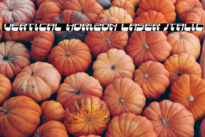 Vertical Horizon Laser Italic Example 3