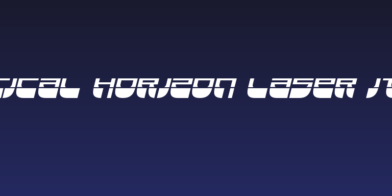 Vertical Horizon Laser Italic Social Header