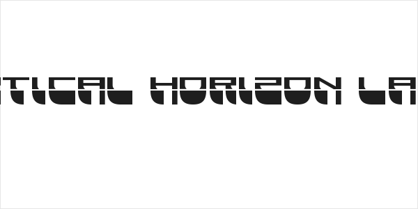 Vertical Horizon Laser Logo