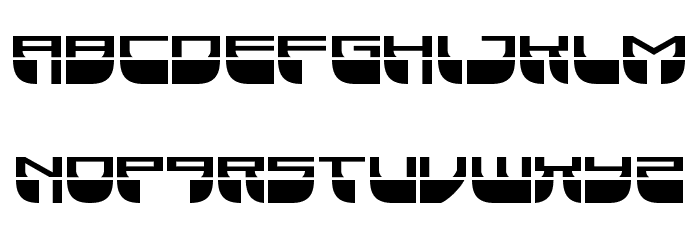 Vertical Horizon Laser Font LOWERCASE